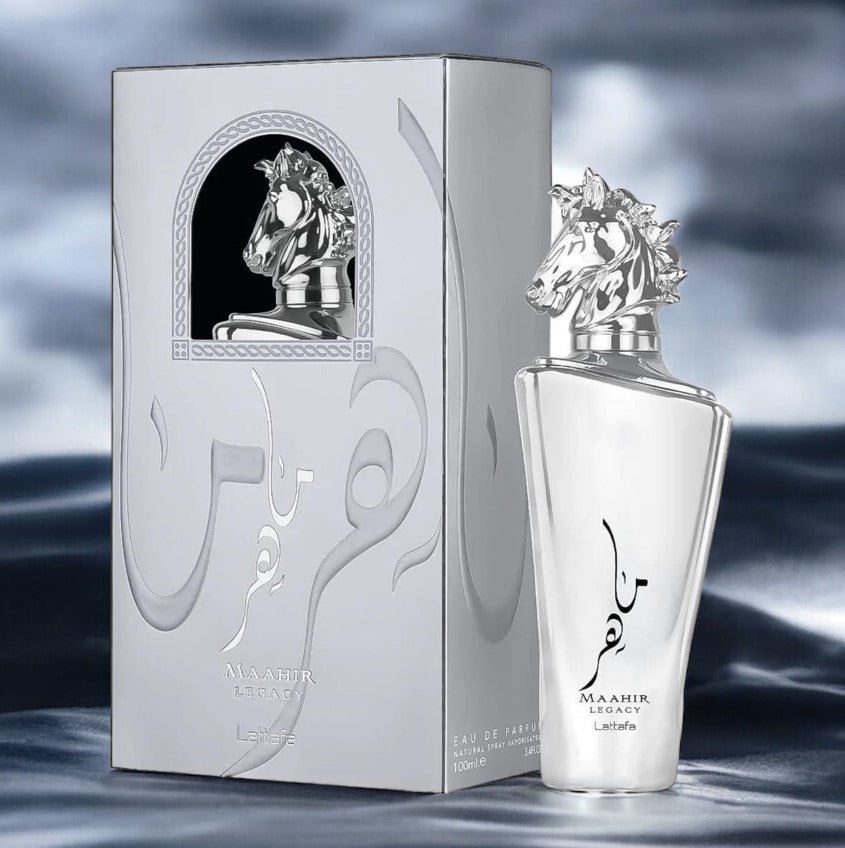 MAAHIR LEGACY PERFUME ARABE.