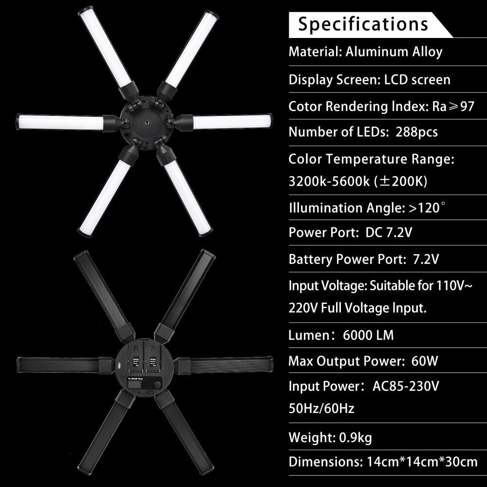 Aro De Luz Led Profesional 60W HD-60X