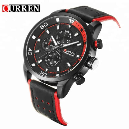 Reloj Curren 8250 Cuarzo Correa De Cuero