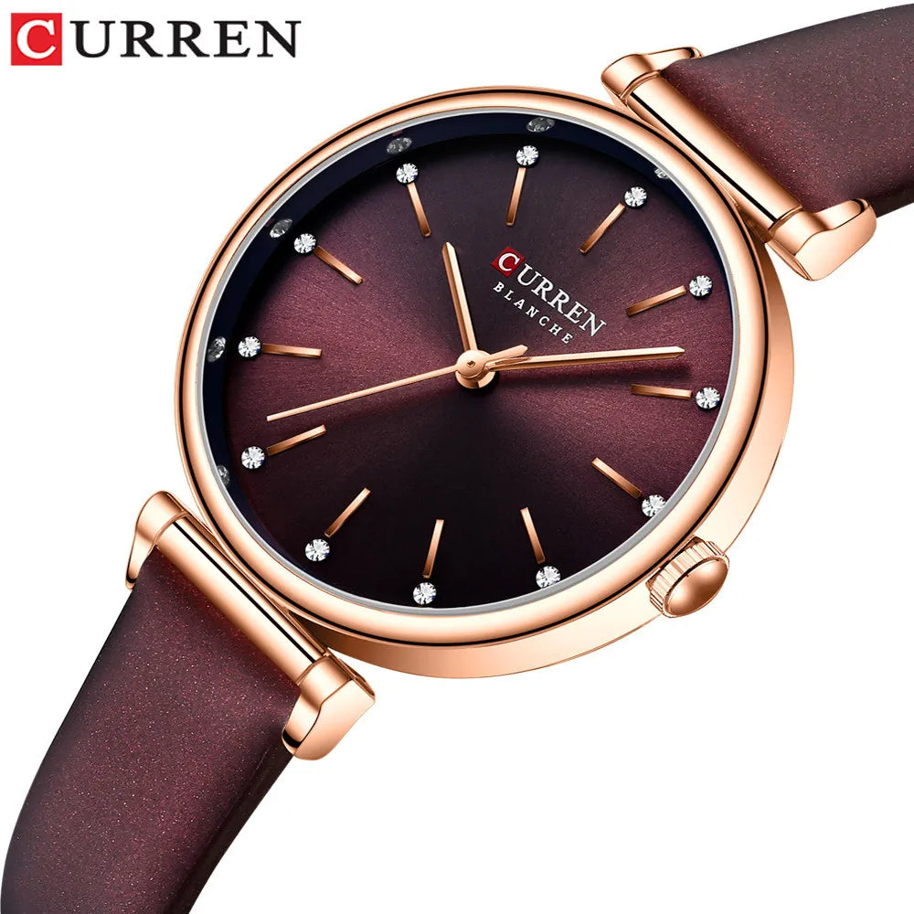 Reloj Curren 9081 Cuero Dama de Negocios