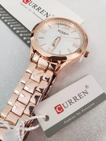 Reloj Curren 9007 Para Mujer Dama Negocios Casual