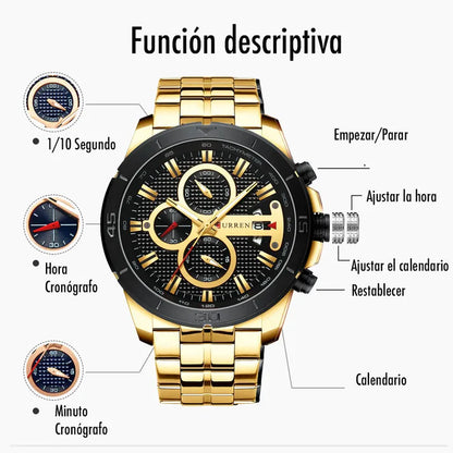 Reloj Curren 8337 Hombre Cronógrafo