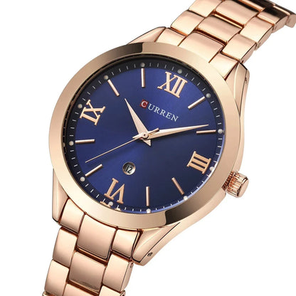 Reloj Curren 9007 Para Mujer Dama Negocios Casual