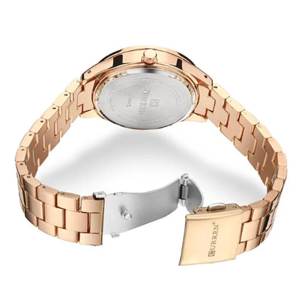 Reloj Curren 9007 Para Mujer Dama Negocios Casual