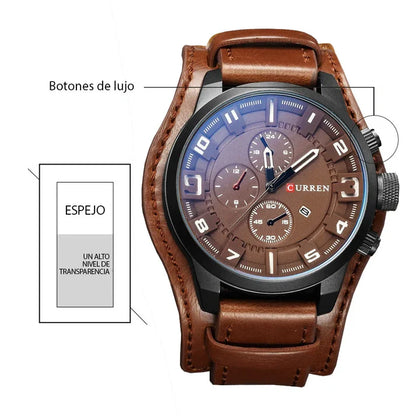 Reloj Curren 8225 en Cuero