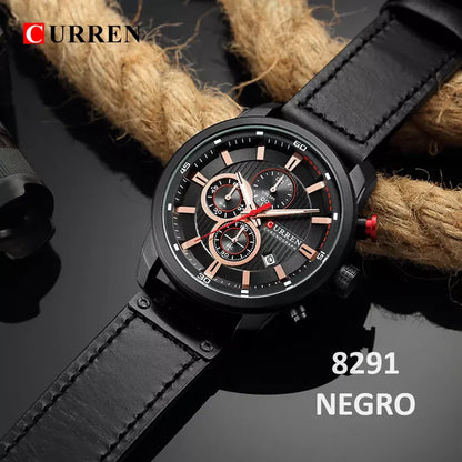 Reloj Curren 8291 Cuarzo Correa De Cuero