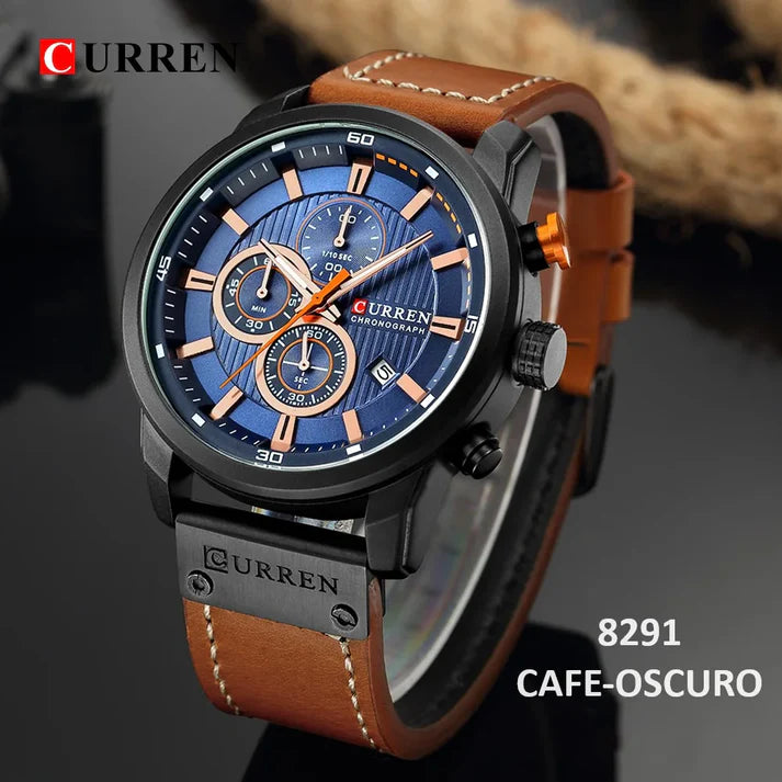 Reloj Curren 8291 Cuarzo Correa De Cuero