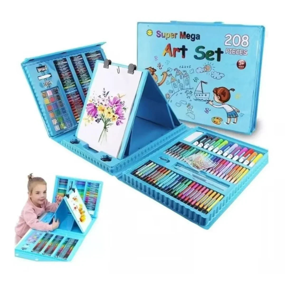 Set de Arte Infantil con Tablero 208