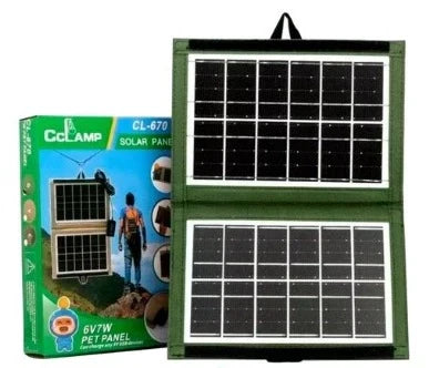 Panel Solar Recargable Cl670 Mundo