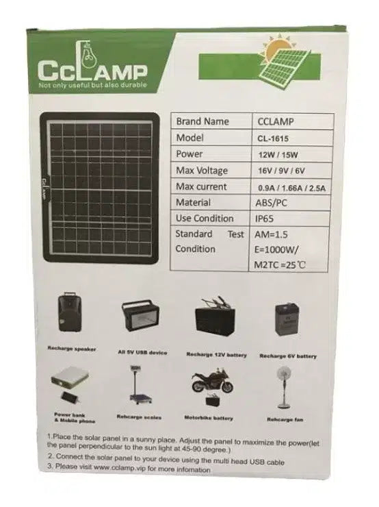 Panel Solar Cl1615 Mundo