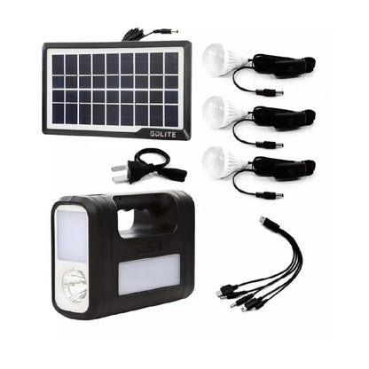 Luz Led Solar Recargablegd-8017 Mundo