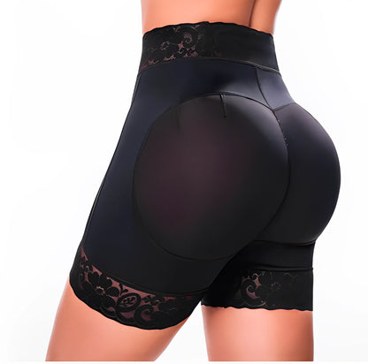 Short de Licra Tiro Alto Levanta cola Control de Abdomen