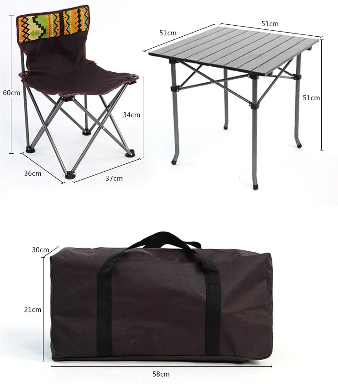 Set Mesa Para Camping