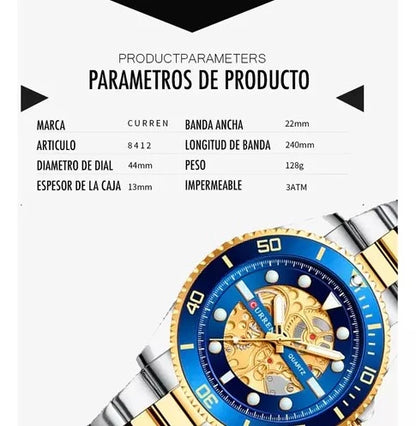 Reloj Curren 8412 Clásico