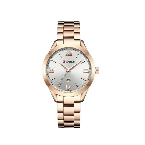 Reloj Curren 9007 Para Mujer Dama Negocios Casual