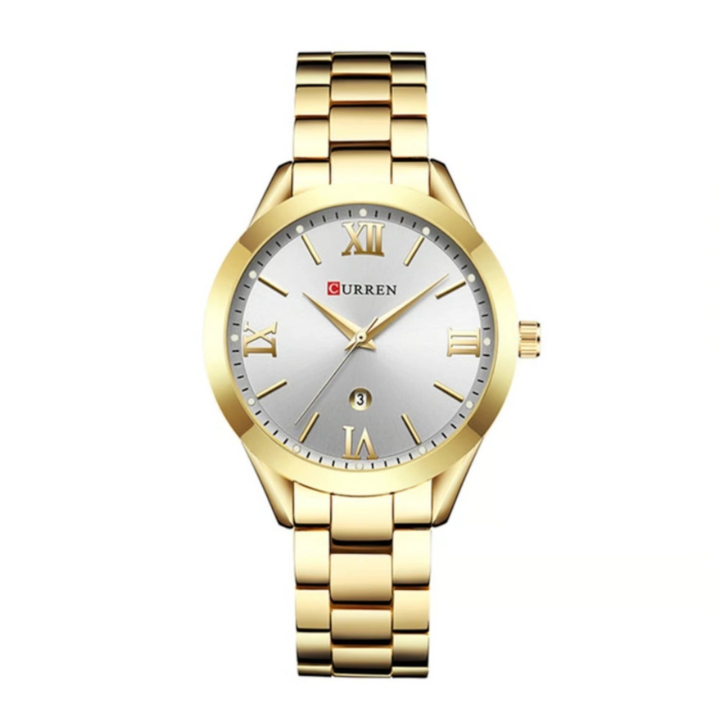 Reloj Curren 9007 Para Mujer Dama Negocios Casual